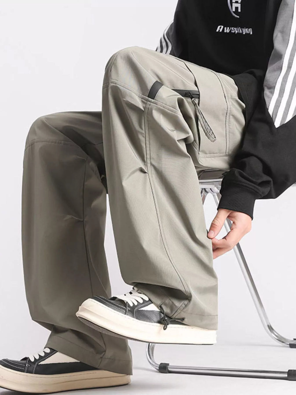 Men's Regular and Plus Size Loose Fit Cargo Pants