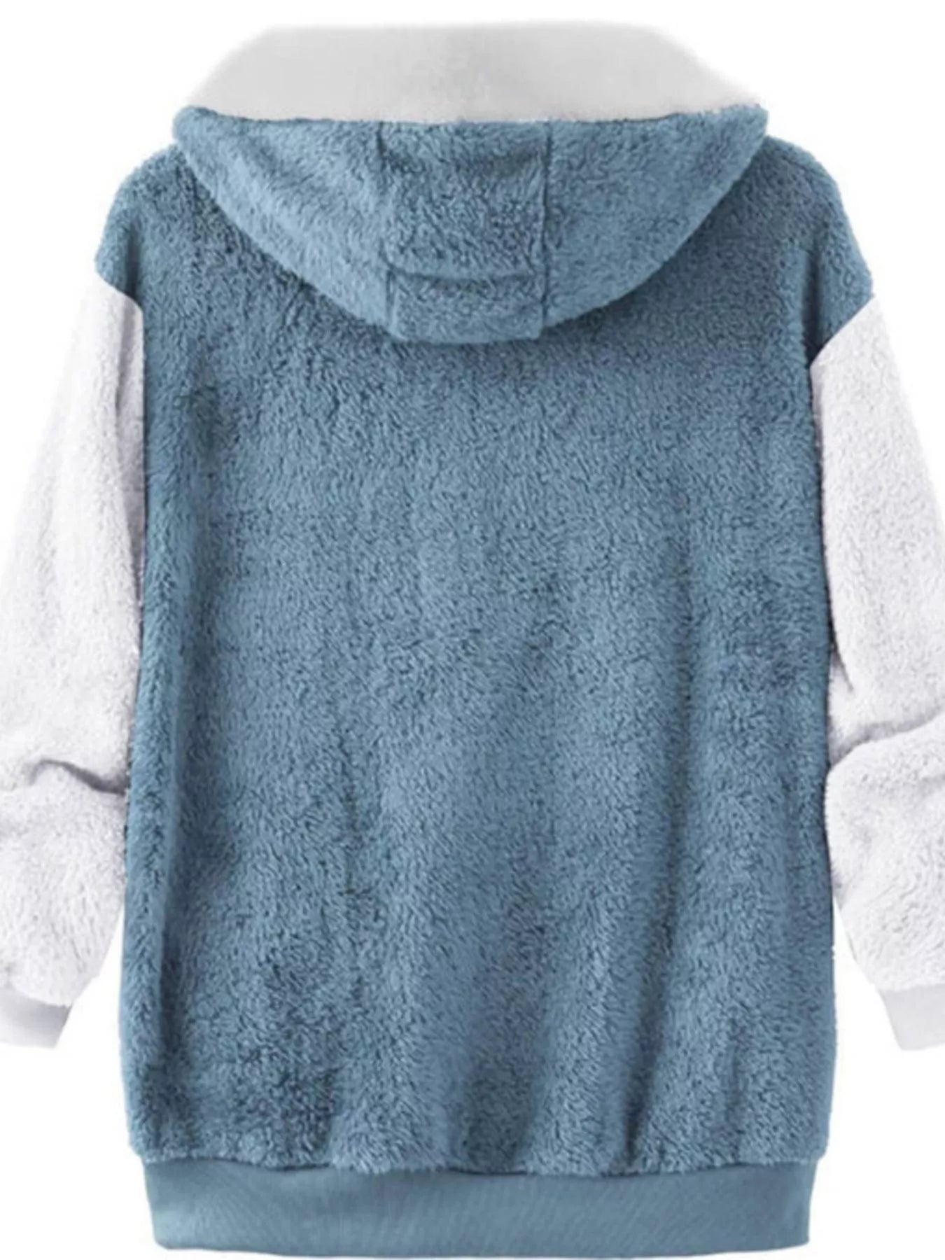 Fleece Zip-Up Hooded Outerwear Regular and Plus Size