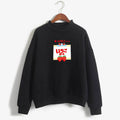 Strawberry Milk Kawaii Print Long Sleeve Sweatshirt