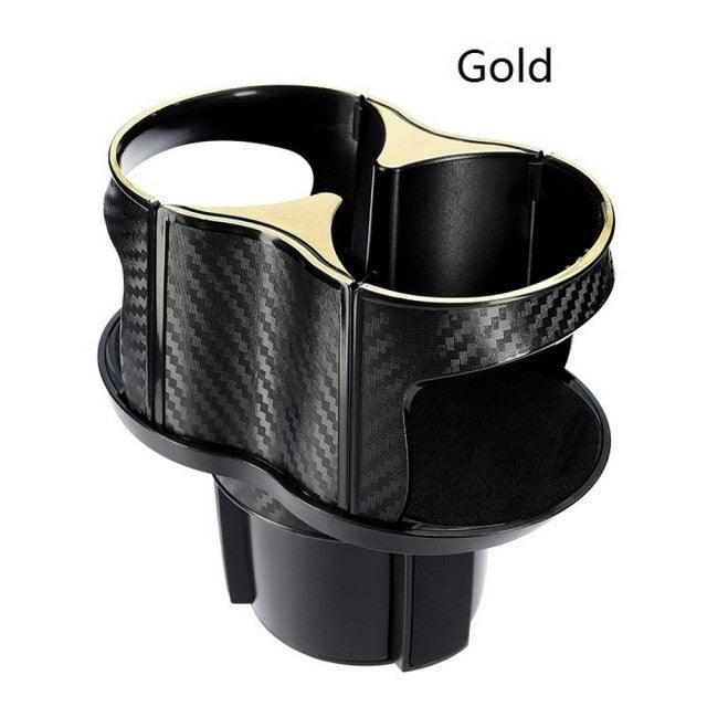 2 In 1 Vehicle-mounted Slip-proof Cup Holder 360 Degree Rotating Water Car Cup Holder Multifunctional Dual Holder Car Cup Holder, Multifunction Car Drink Holder Adapter, Mount Extender with 360° Rotating Adjustable Base Auto Accessory