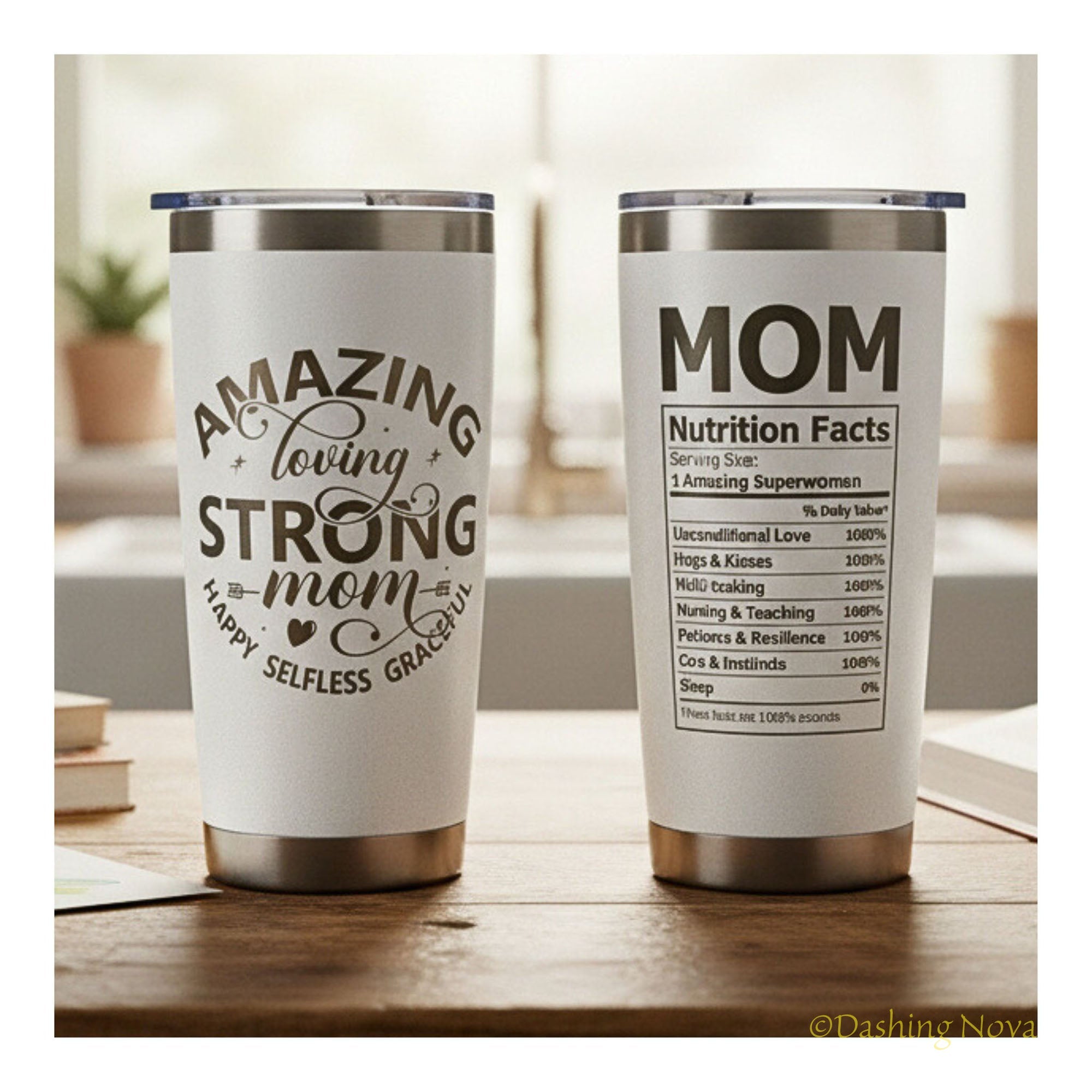 20oz Best Mom Ever Tumbler Gift for Mother's Day Birthday Holidays