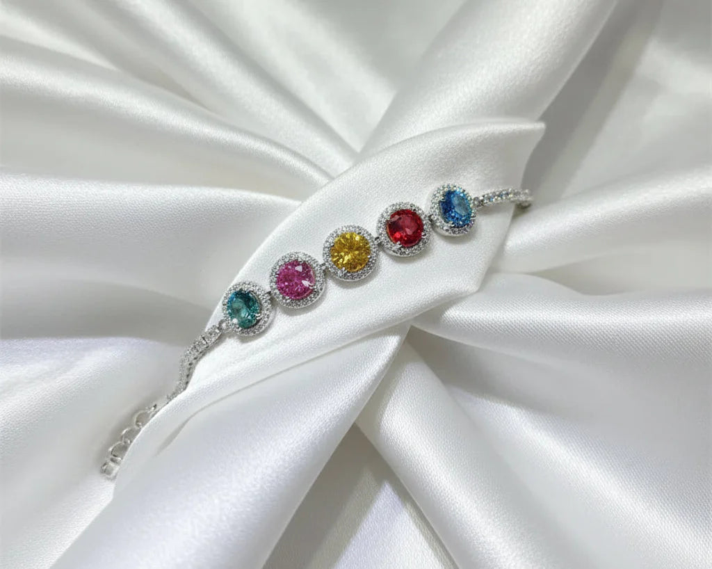 5 Carat 925 Sterling Silver Moissanite Bracelet