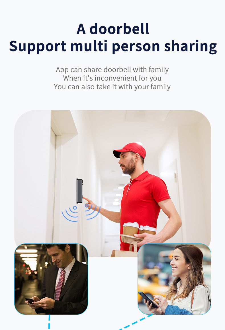 Wireless Smart Doorbell Home Low Power Wireless Wifi