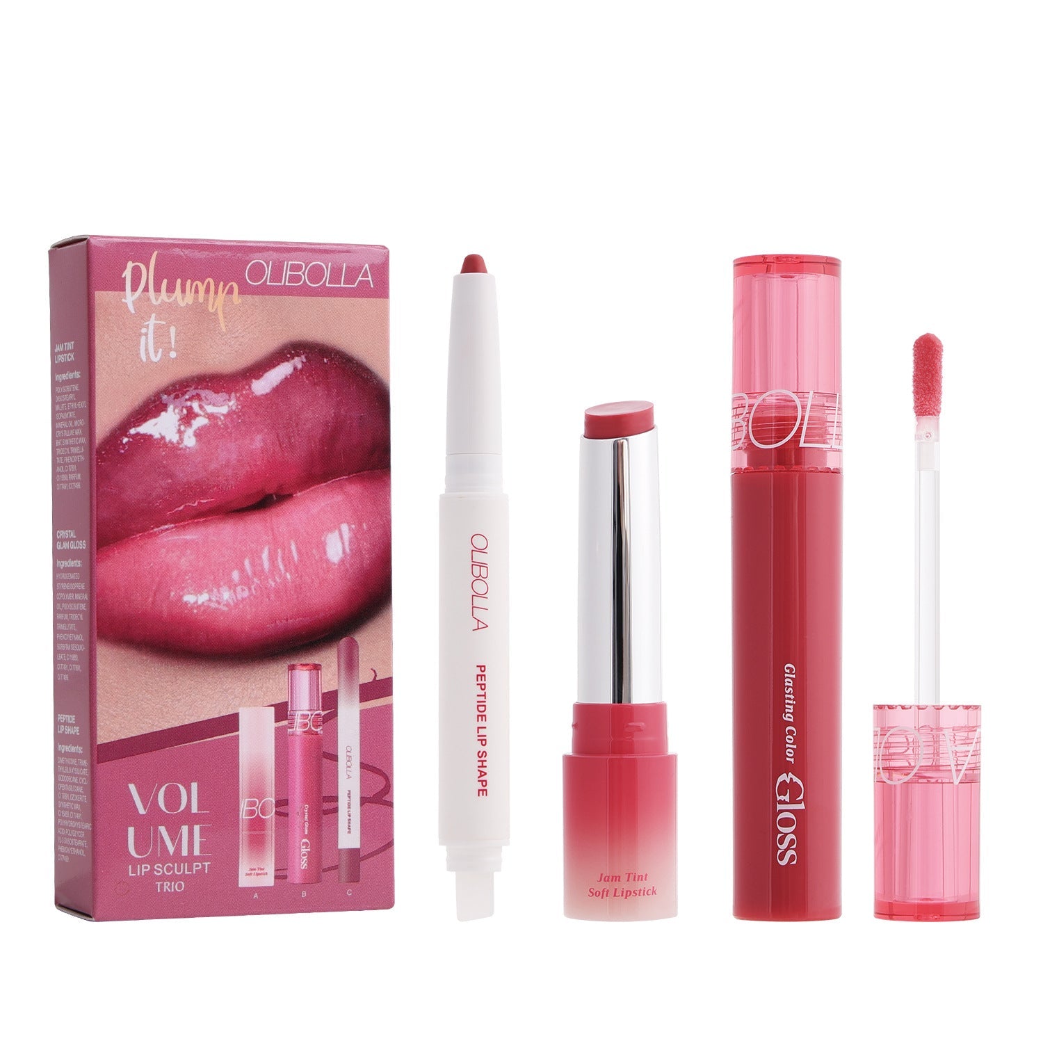 Makeup Set Eyeliner Dewy Lip Gloss