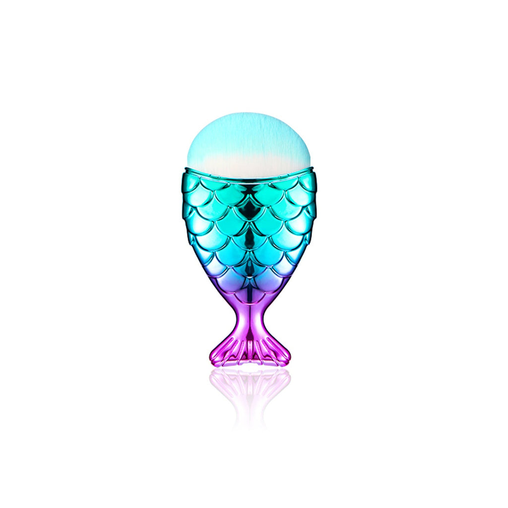 Gradient Electroplating Mermaid Makeup Brush Beauty Makeup Tool Set