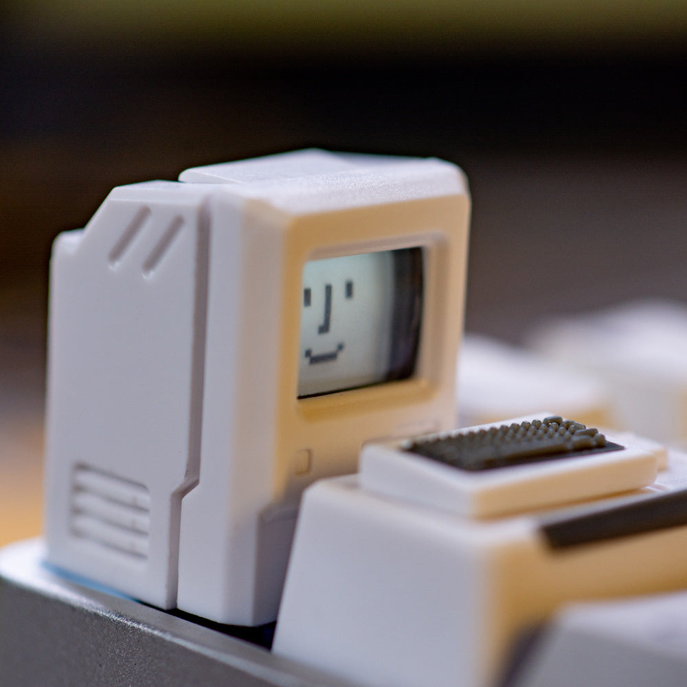 Mechanical Keyboard 80s Macintosh Retro Personality Translucent Keycap