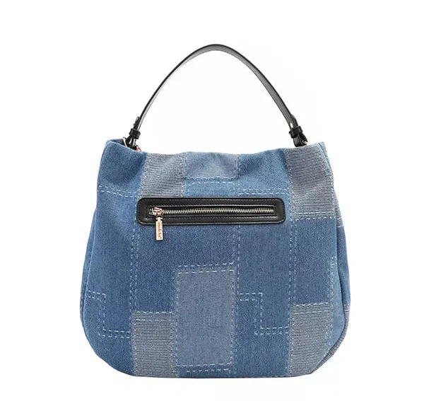 Nicole Lee USA Bosque De Amor Denim Hobo Bag