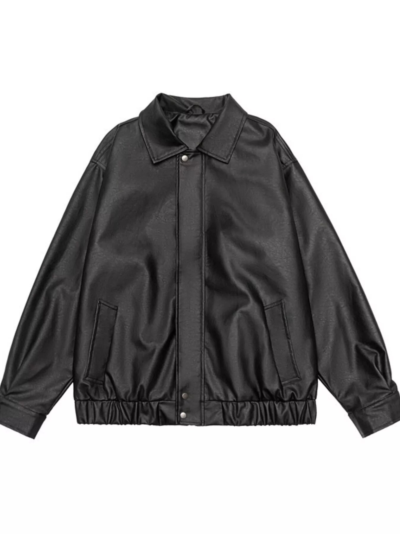 Men's Classic Faux Leather Jacket