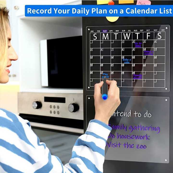 Acrylic Message Board Note Board Exhibition Board
