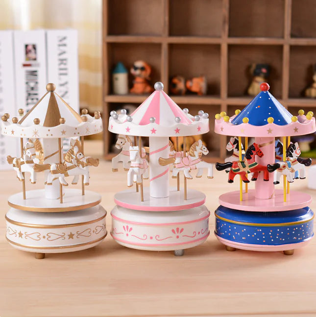 Classic Carousel Music Box