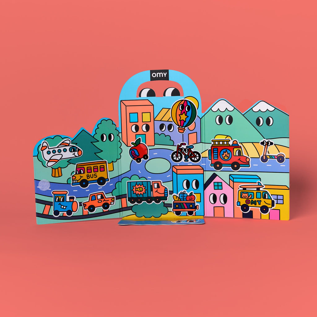 Montessori Stickers Kit - Vroom Vroom