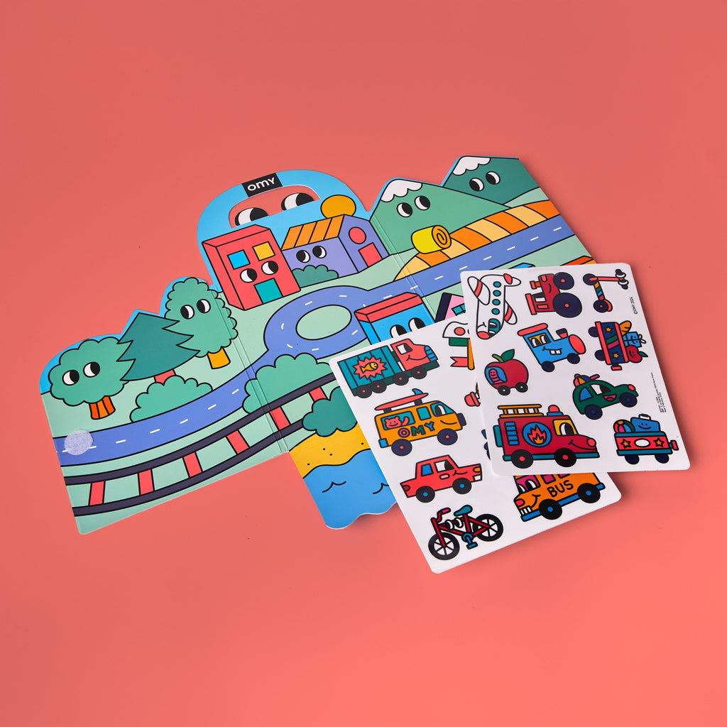 Montessori Stickers Kit - Vroom Vroom