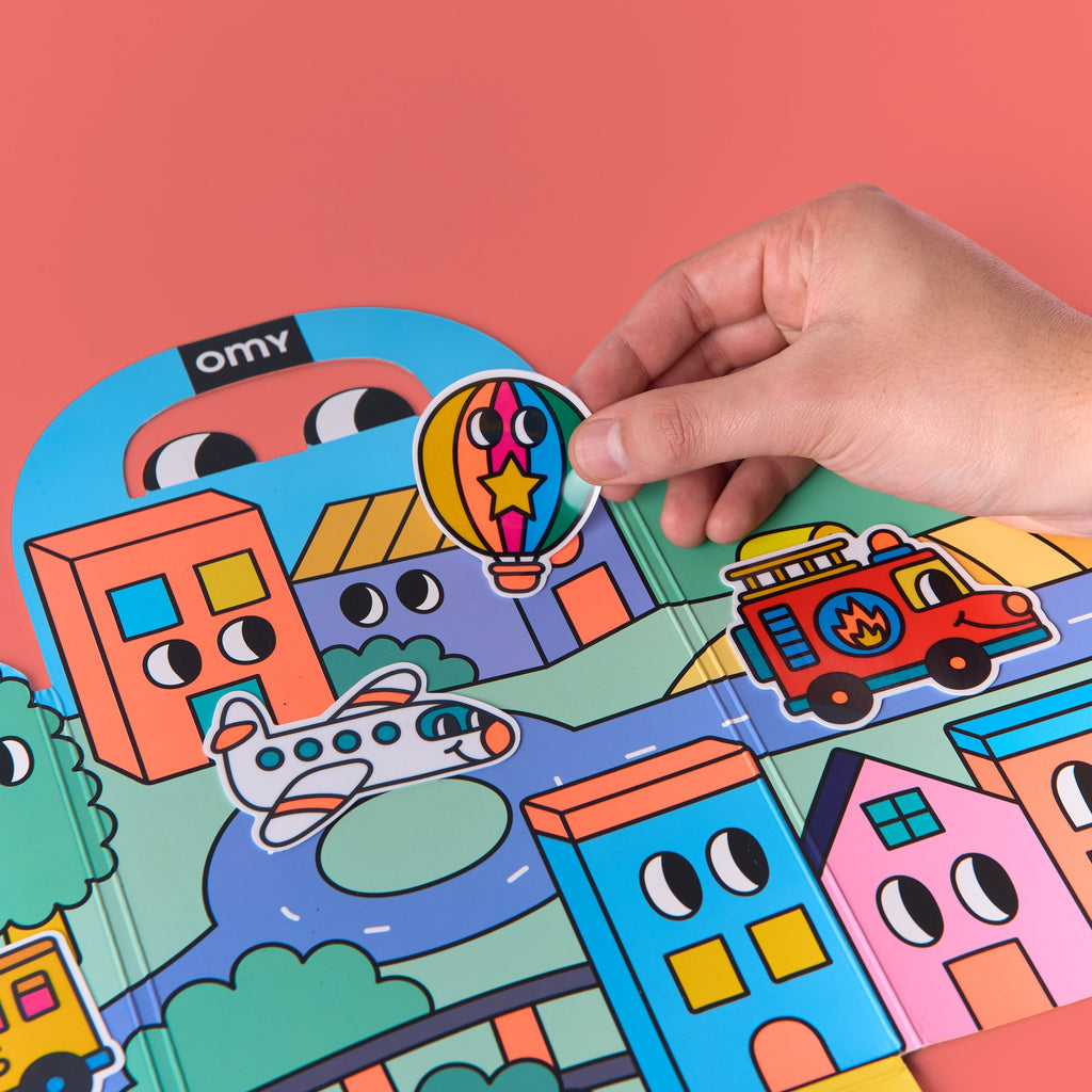 Montessori Stickers Kit - Vroom Vroom