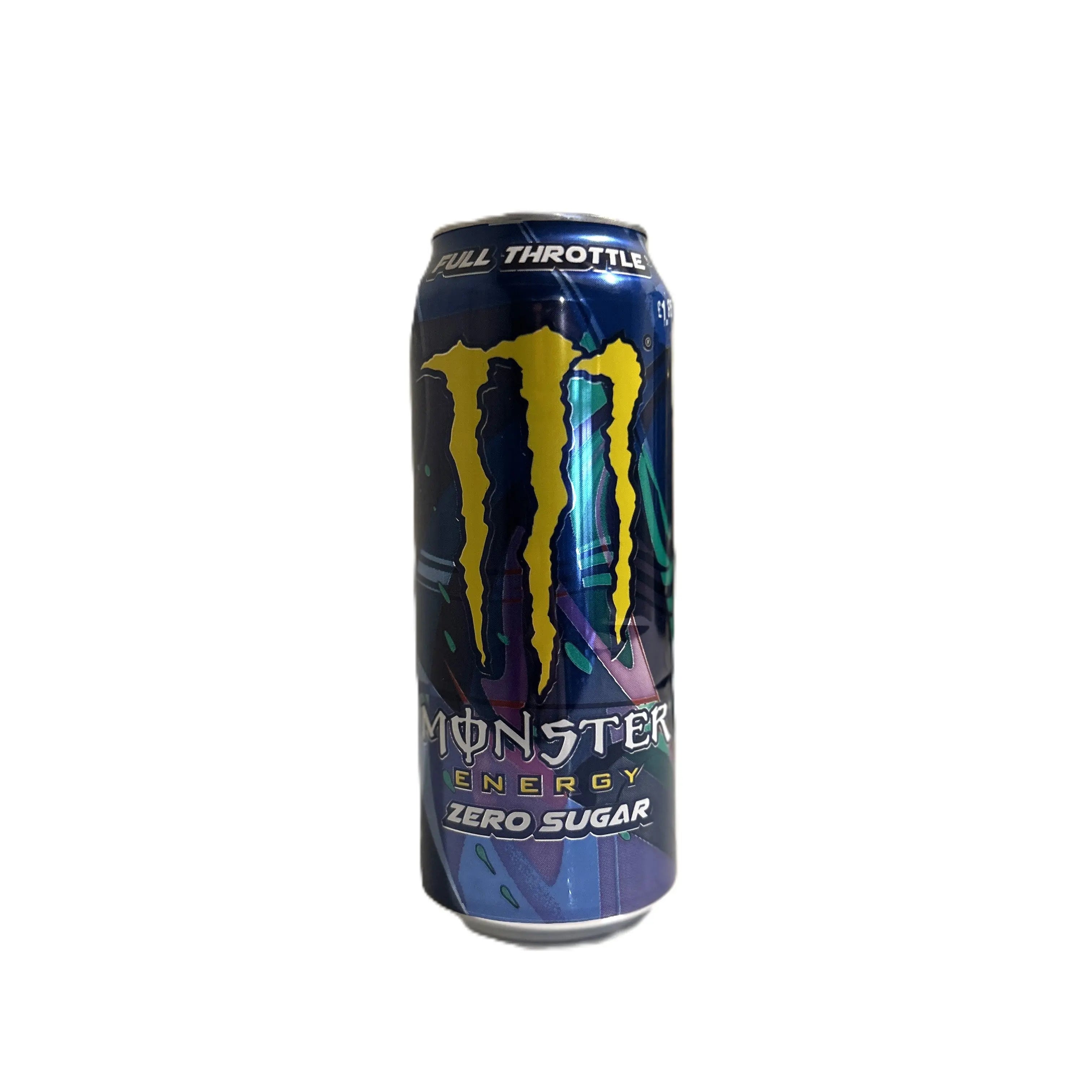 Monster Energy Full Throttle Zero Sugar – Peach & Nectarine Flavour 500mL Can (UK Limited Edition)