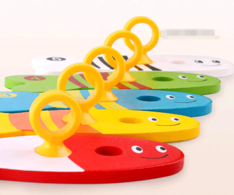 Wooden Fishing Toy Set for Kids - Educational Play