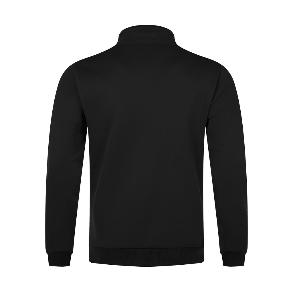 Men Sweatshirts Fall Spring Thicker Half Zip Pullover Hoody Solid Color Turtleneck for Male Outdoor