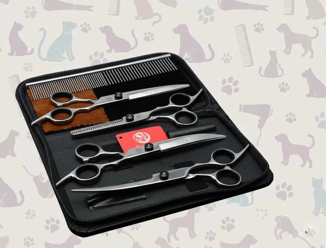 Purple Dragon Dog Grooming Scissors 6" 7"
