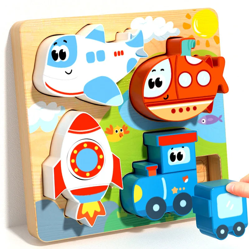 Montessori Wooden Puzzles