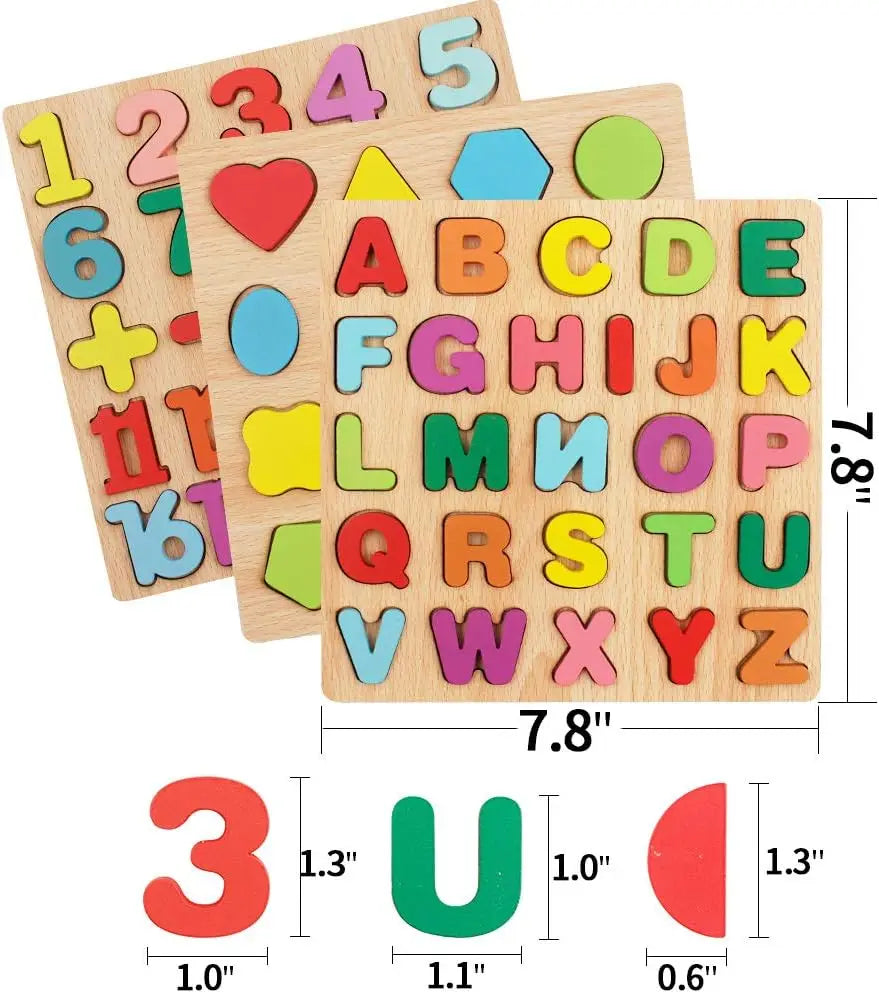 Montessori Wooden Puzzles