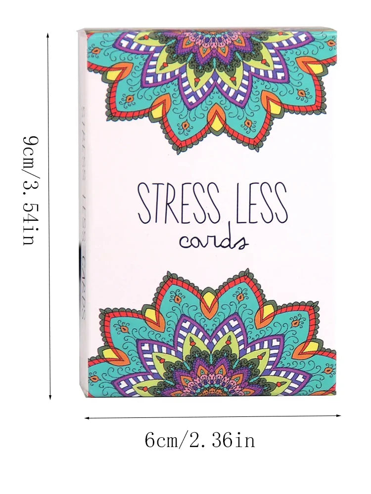 Mindfulness Stress Less Playing Cards
