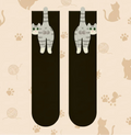 Breathable Cotton 1/5 Pairs Cute Cat Socks with Balls