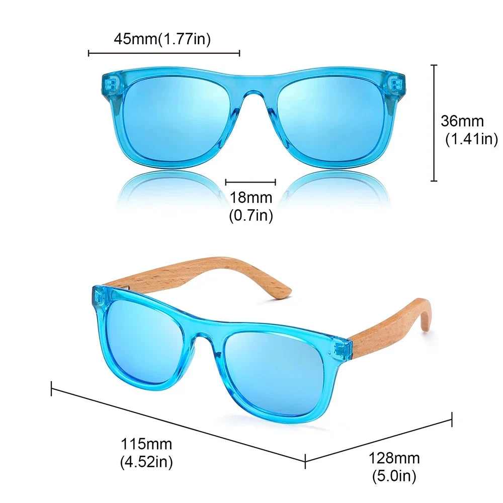 WOOD Children's Wooden Sunglasses