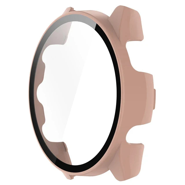 PC Case + Tempered Glass Screen Protector for Garmin Forerunner Series