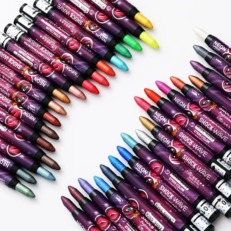 2-in-1 Eyeshadow & Lipstick Stick – Glitter & Matte