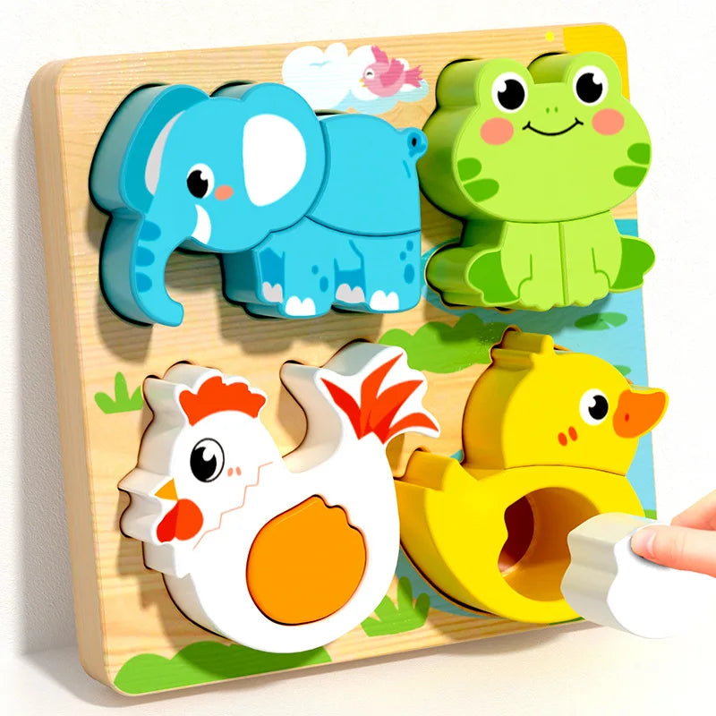 Montessori Wooden Puzzles