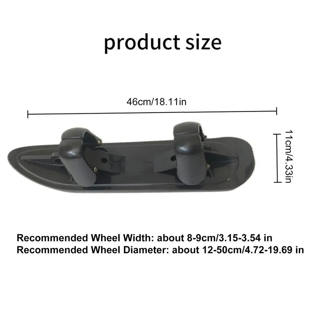 Scooter Ski Sled 2 in 1 Snow Scooter