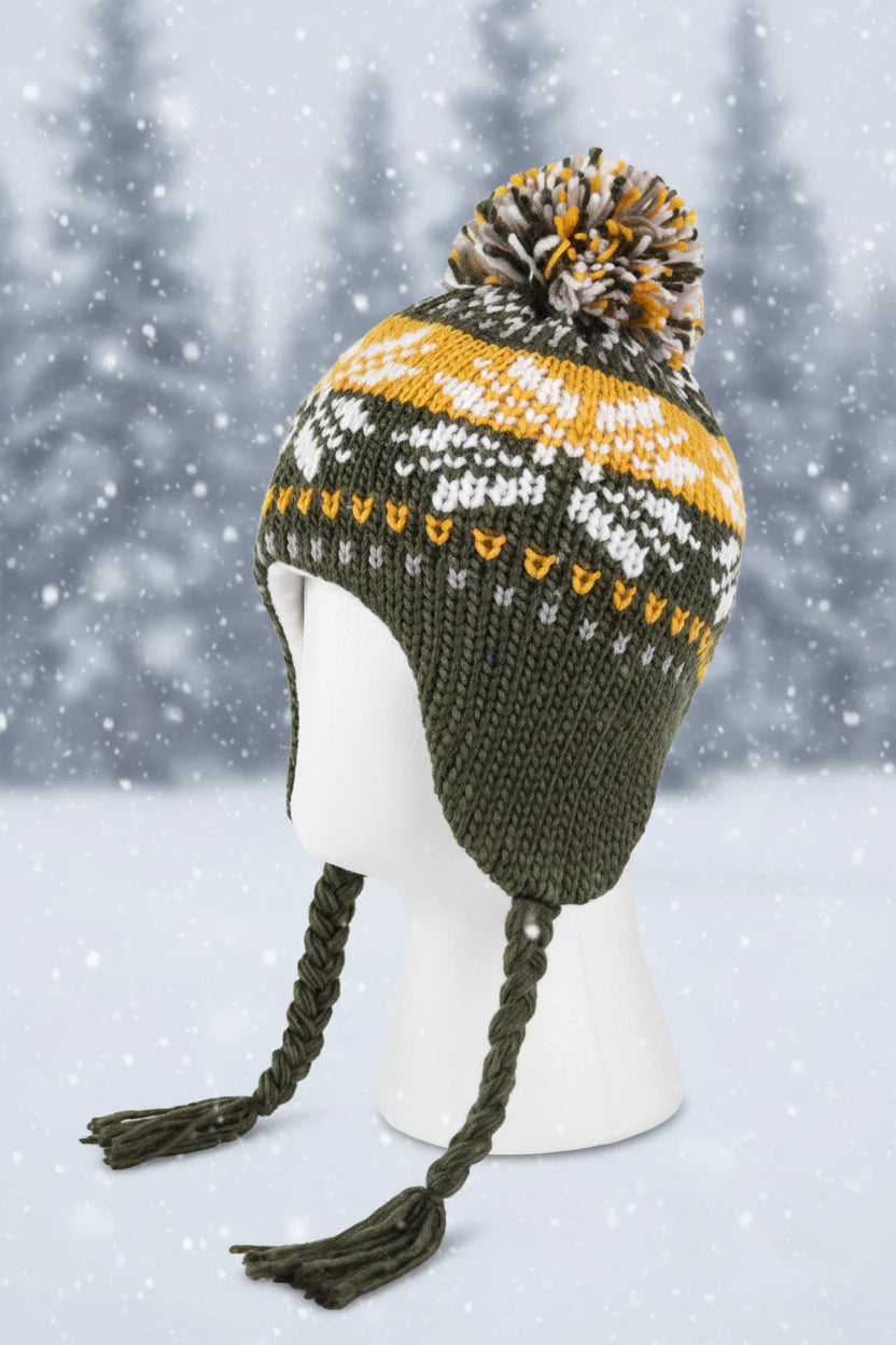 Kids Earflaps Beanie