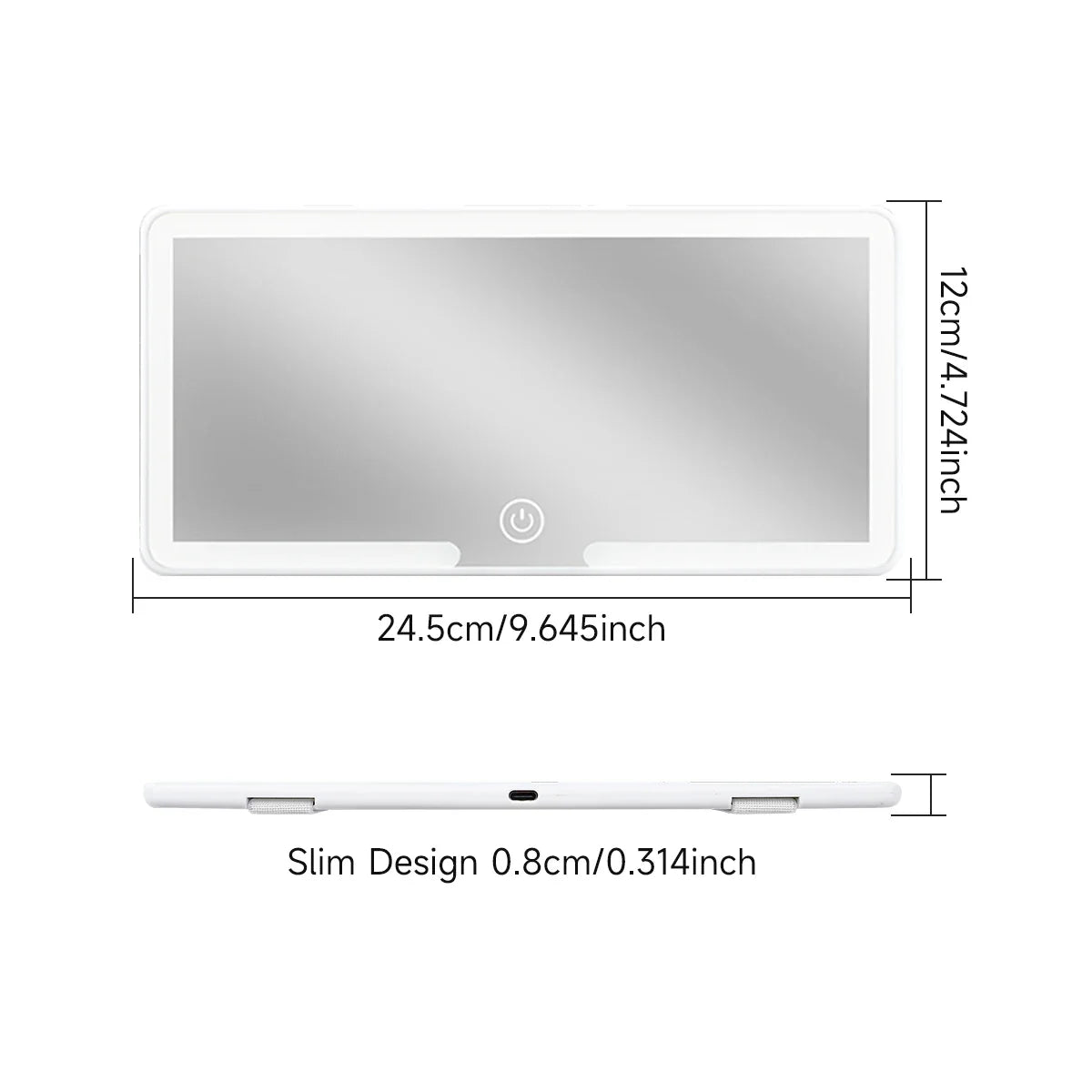 Car Interior Sun Visor Plate LED HD