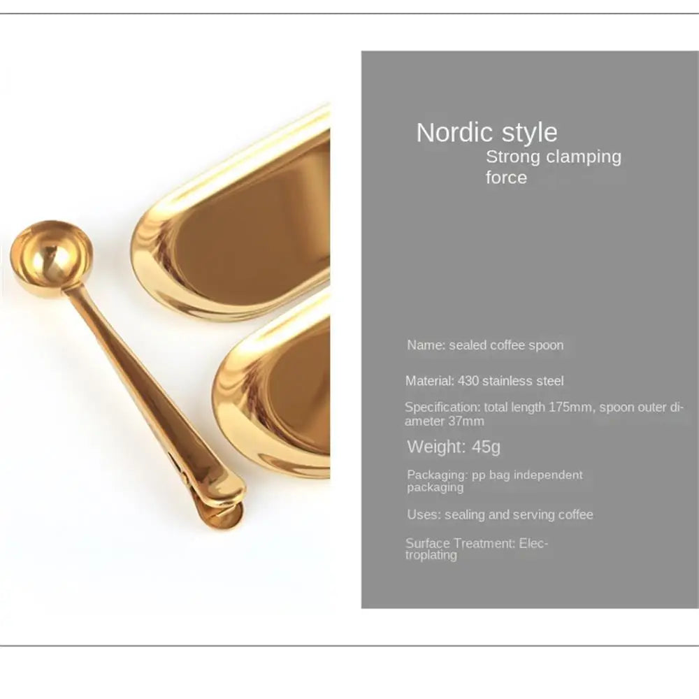 2-in-1 Stainless Steel Coffee Scoop
