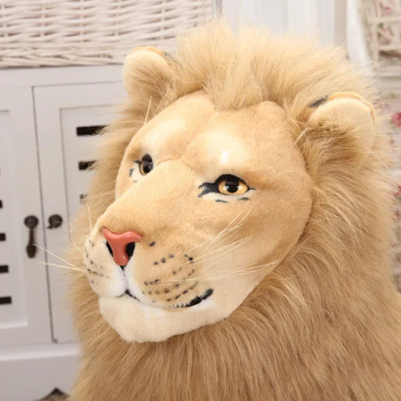 Large Lion, Tiger and Deer Animal Plush