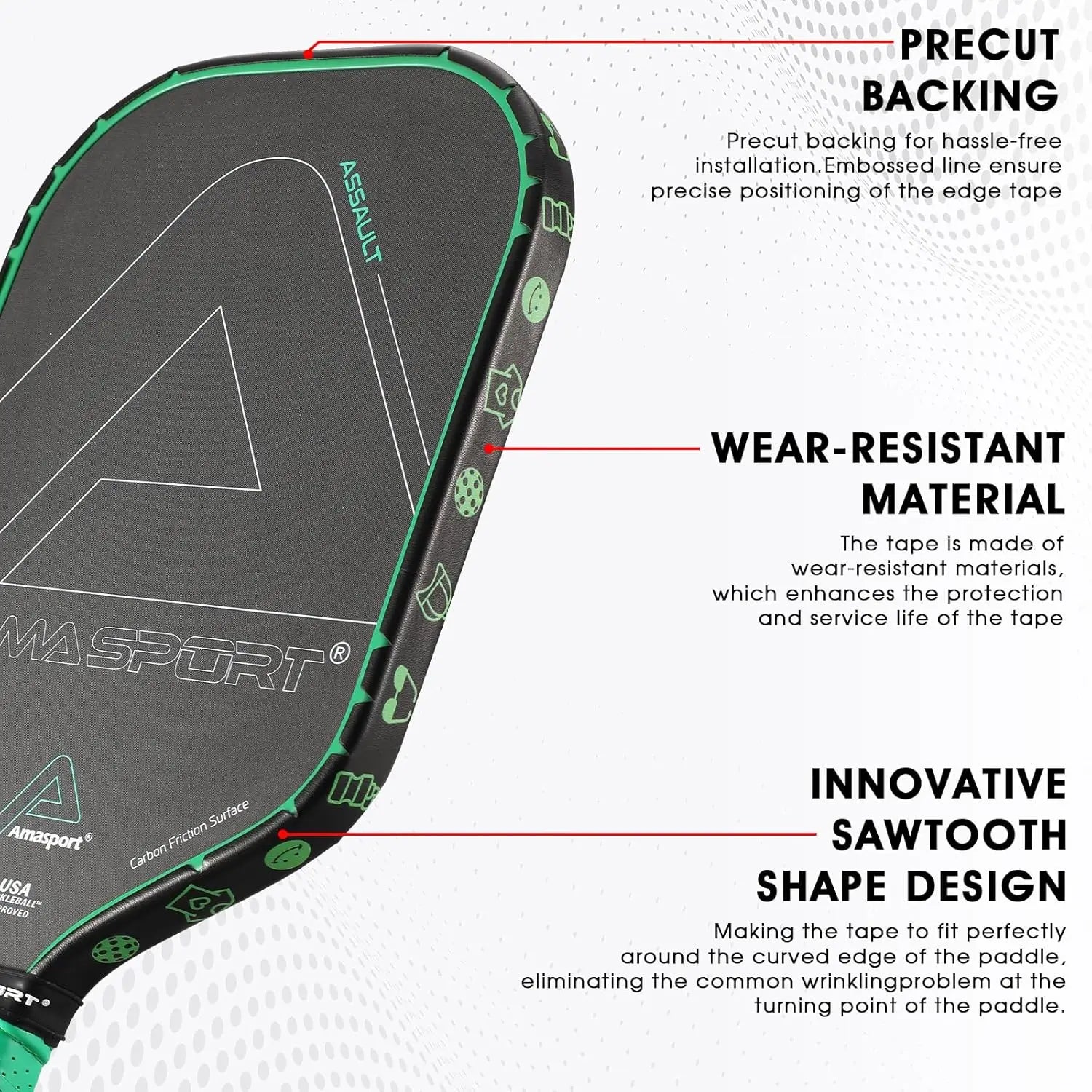 Racket Edge Protection Tape - 2 Units Pack