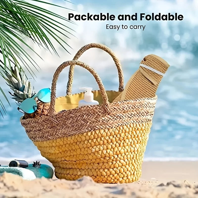 UV-Resistant Foldable Summer Visor Hat