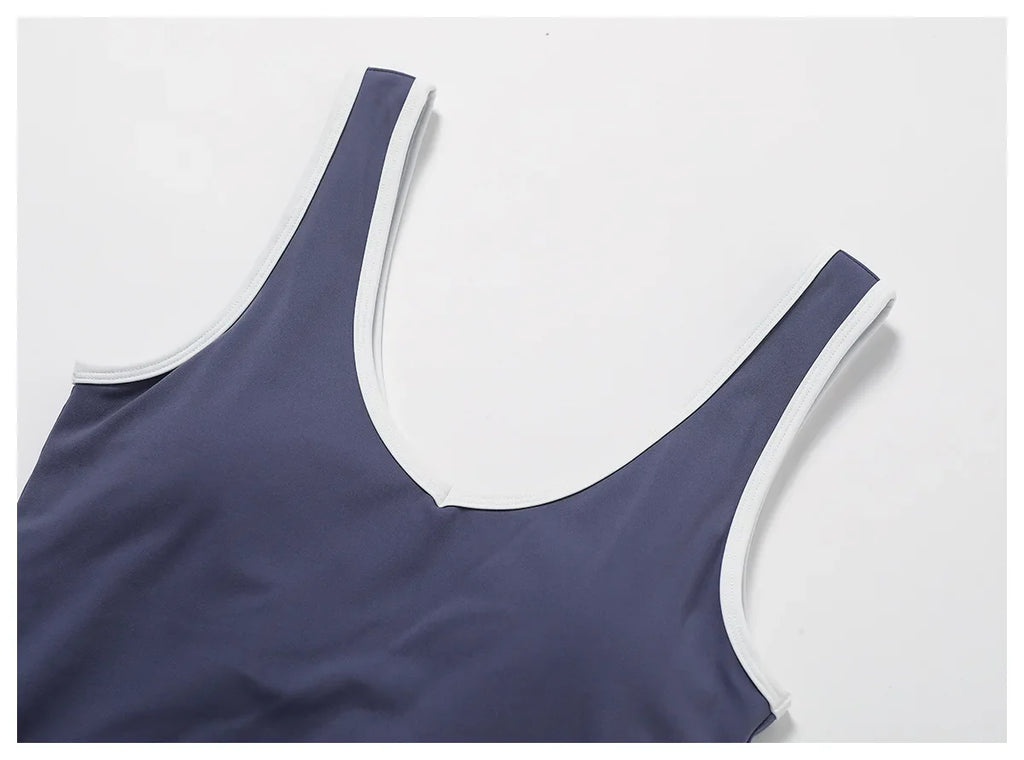 Yoga Set 2 Pieces Workout Outfits Fitness Sportswear Gym Tracksuit High Waist Leggings Sports Bra Athletic Wear Women Clothes