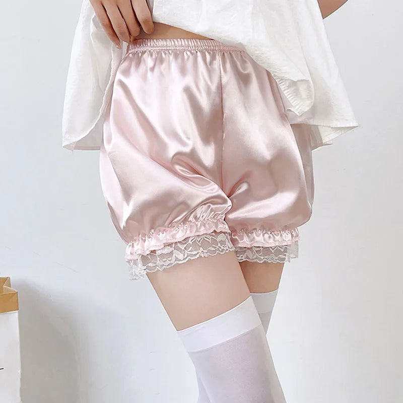 Gothic Lolita Bow Ruffle Bloomers