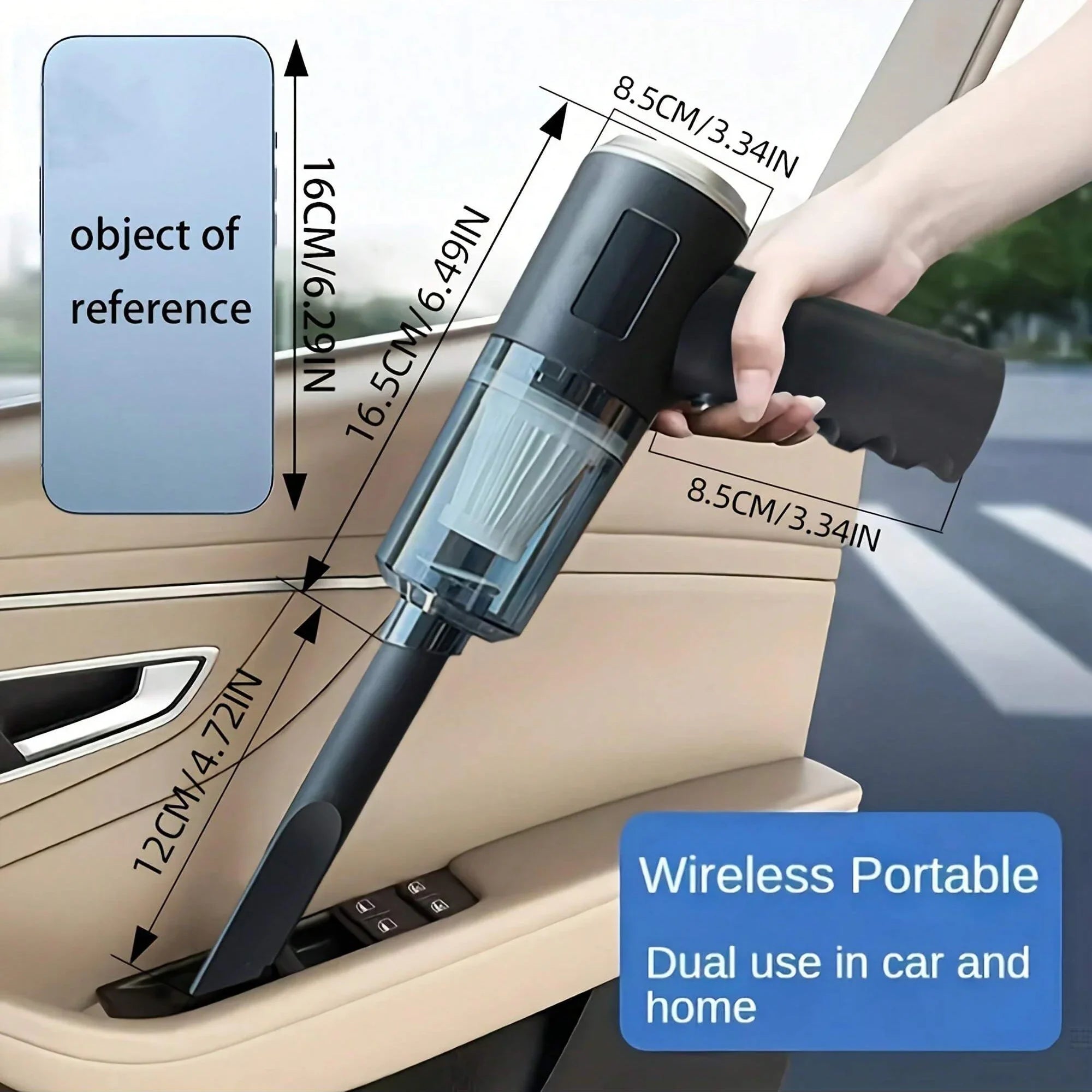 3-in-1 USB Rechargeable Mini Vacuum Cleaner