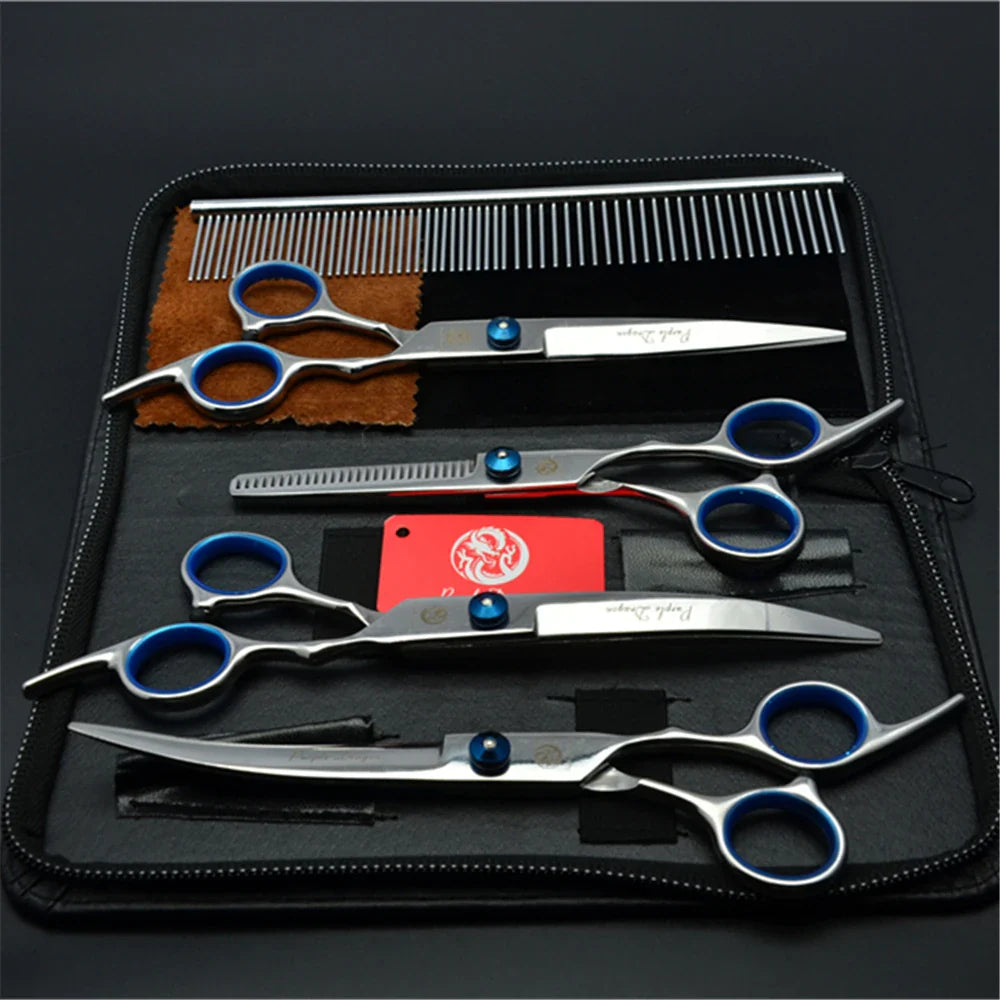 Purple Dragon Dog Grooming Scissors 6" 7"