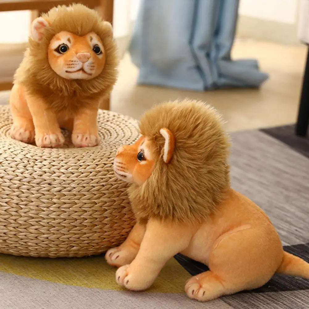 Large Lion, Tiger and Deer Animal Plush