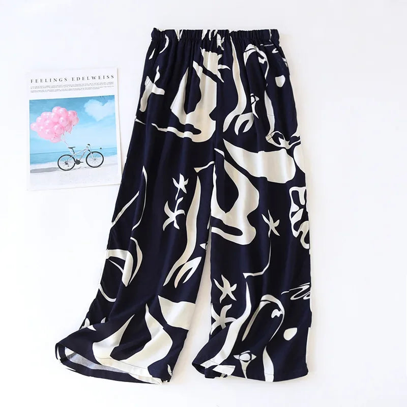 Summer Women's 100% Viscose Pajama Pants