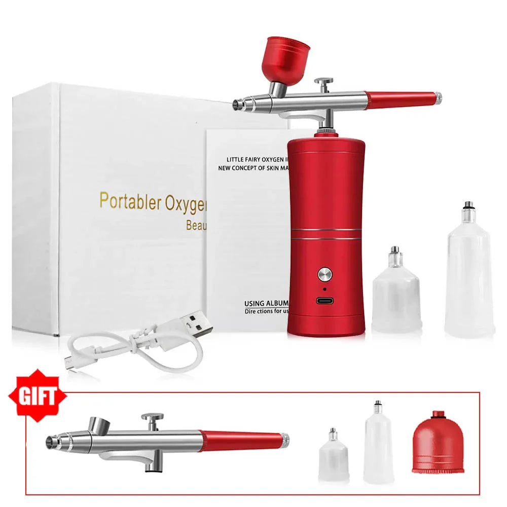Wireless Electric Airbrush Kit with Compressor