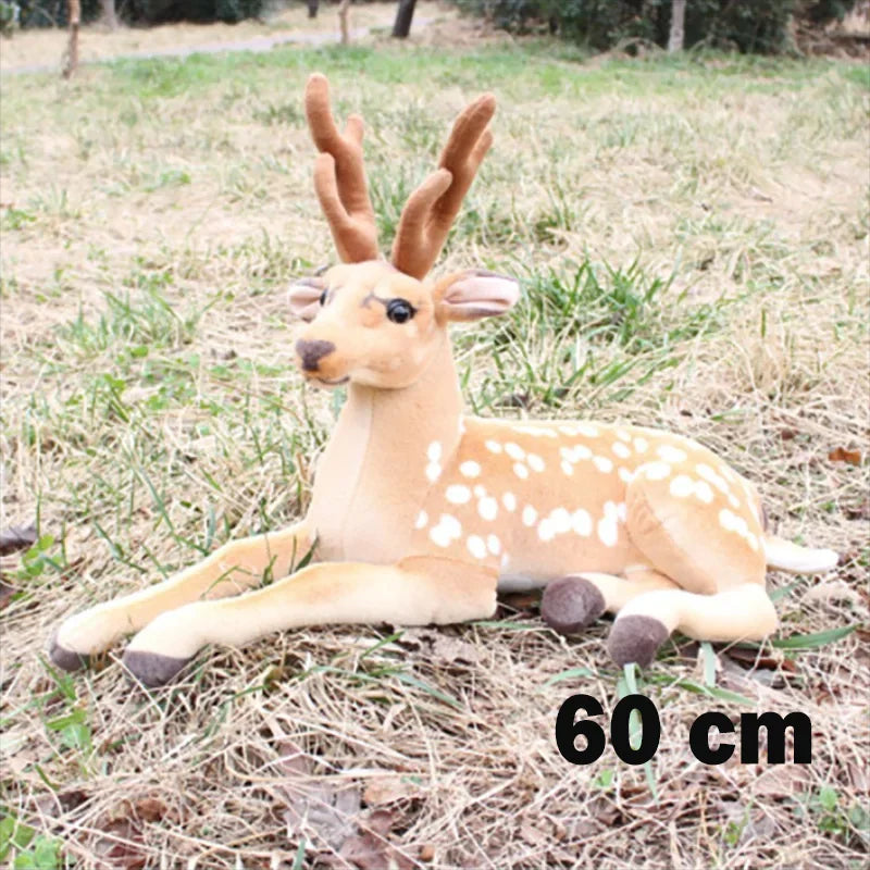 Large Lion, Tiger and Deer Animal Plush