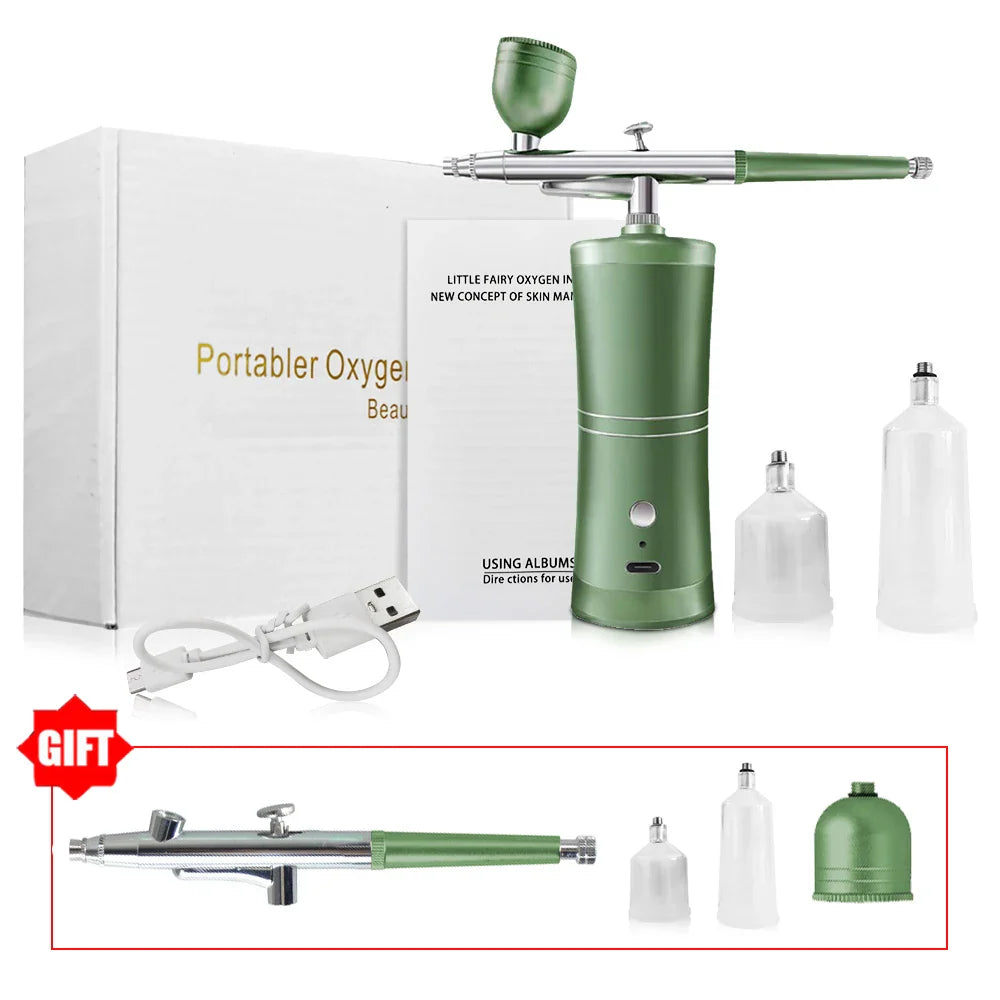Wireless Electric Airbrush Kit with Compressor