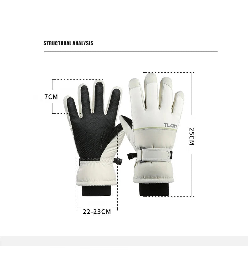 Kids Waterproof Winter Gloves (Multiple Colors)