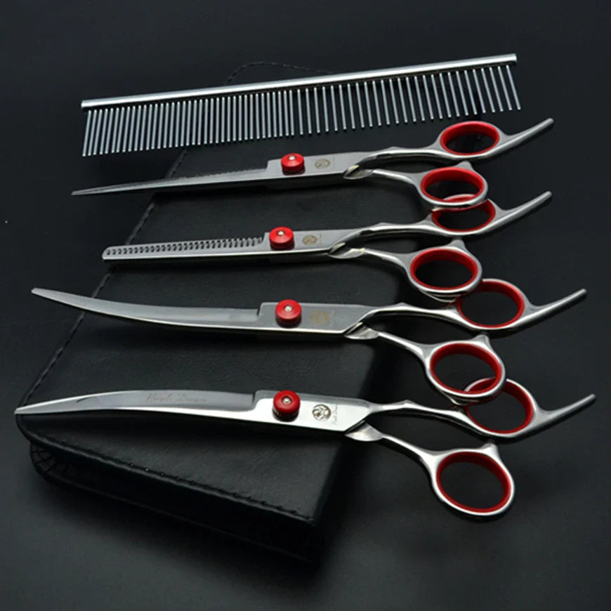 Purple Dragon Dog Grooming Scissors 6" 7"