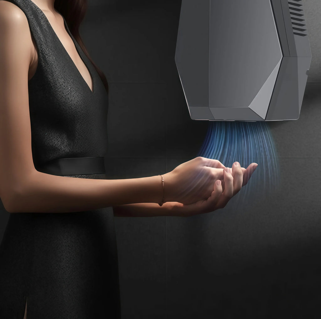 1600W Powerful Hand Dryer, Wall-Mounted Quiet Bathroom Dryer