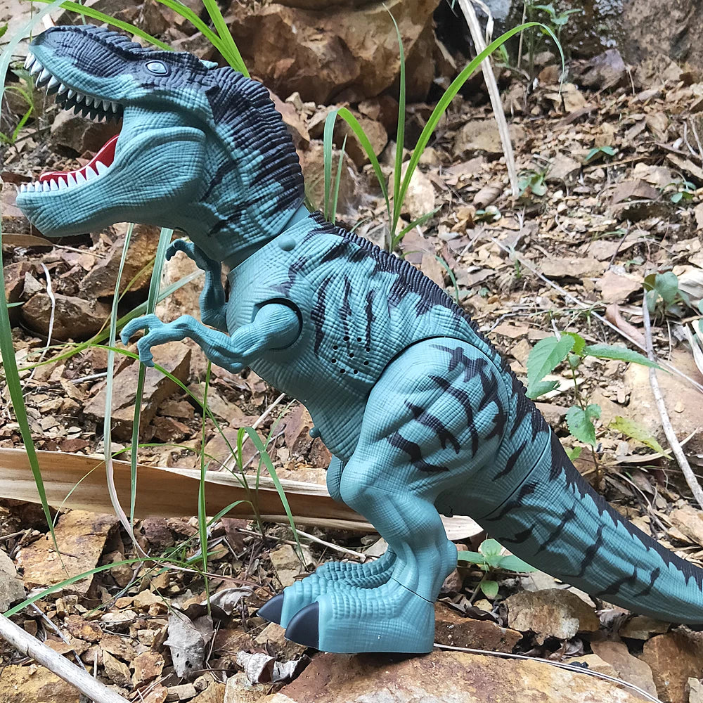 Large Walking, Egg Laying Mechanical Dinosaur Robot with Lights and Sounds