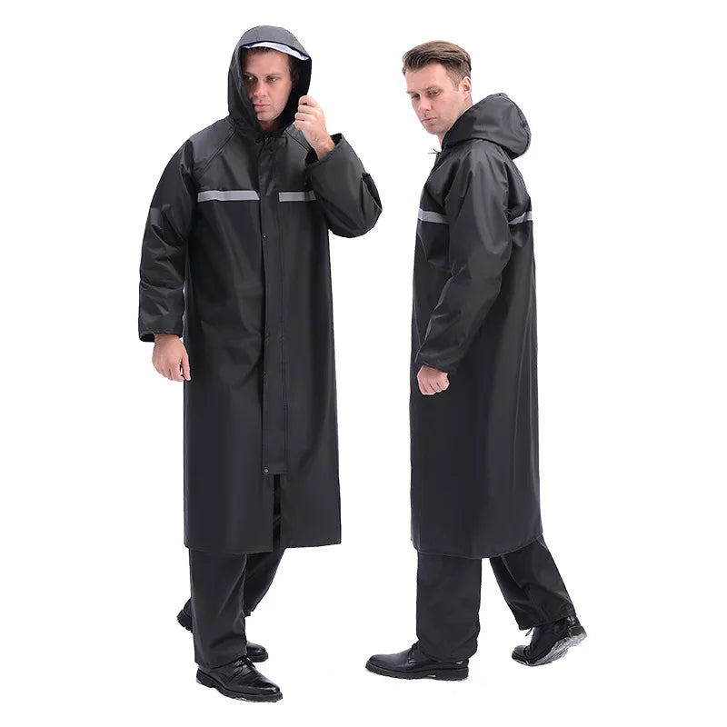 Rain Coat Motorcycle Raincoat Man Waterproof Suit Raincoats Overcoat Rainrainwater Outerwear Long Jacket Poncho Men Motorcyclist